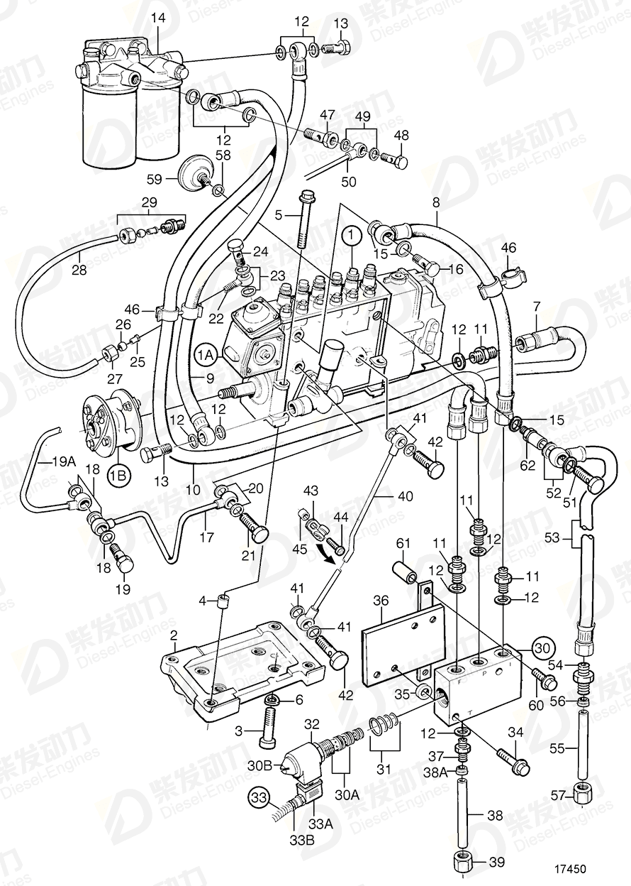 VOLVO Gasket 3825238 Drawing